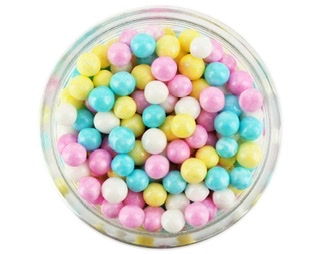 4 Oz. Rainbow Candy Pearls 3-4 Mm