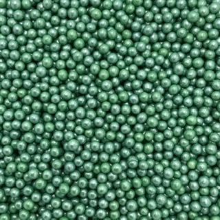 4 oz. Green candy pearls-4mm