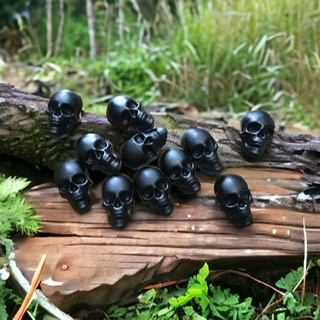 Resin or wax skulls/halloween
