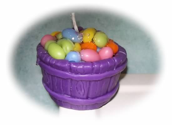 Wax jelly bean bucket/tub