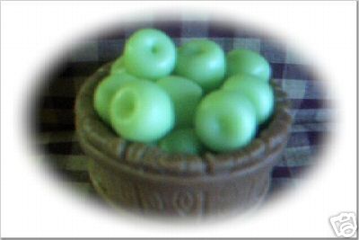 Mini Whole Green Apples